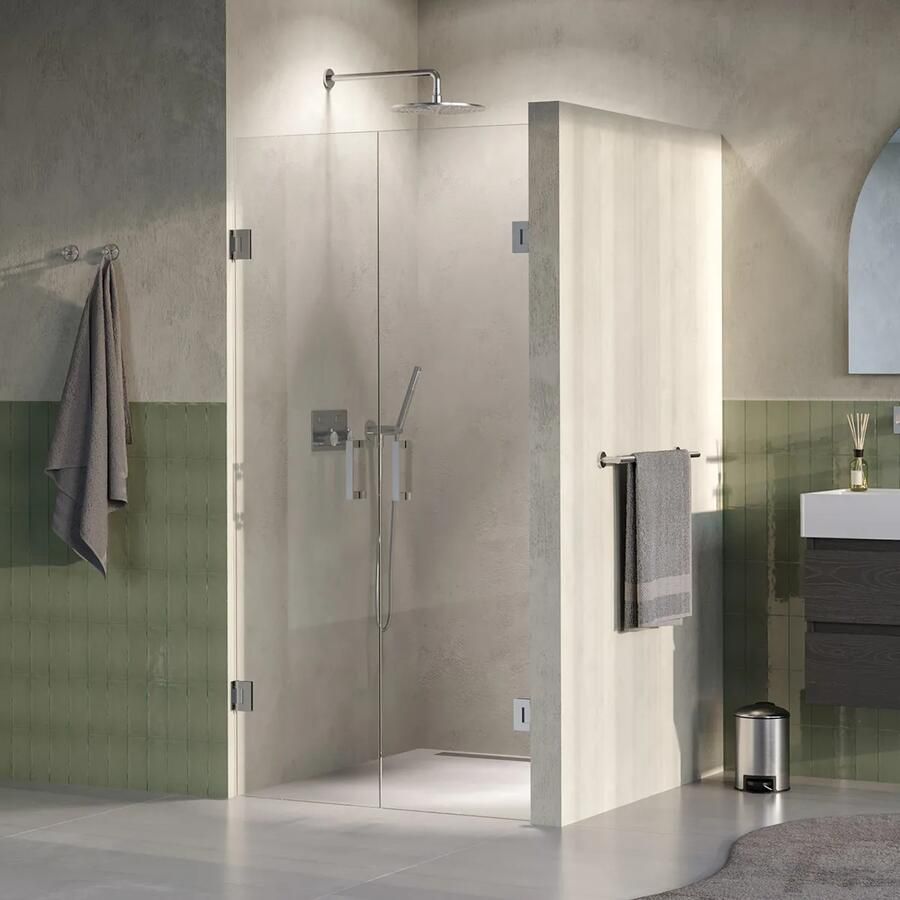 Brauer Void profielloze pendeldeuren 90cm RVS geborsteld PVD