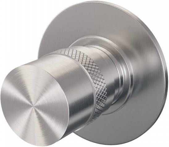 Brauer Stopkraan Brushed Edition Inbouw Thermostatisch Rond Geborsteld Nikkel PVD 1 Greeps