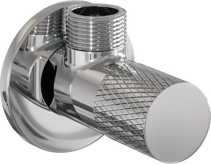 Brauer Chrome Carving hoekstopkraan chroom