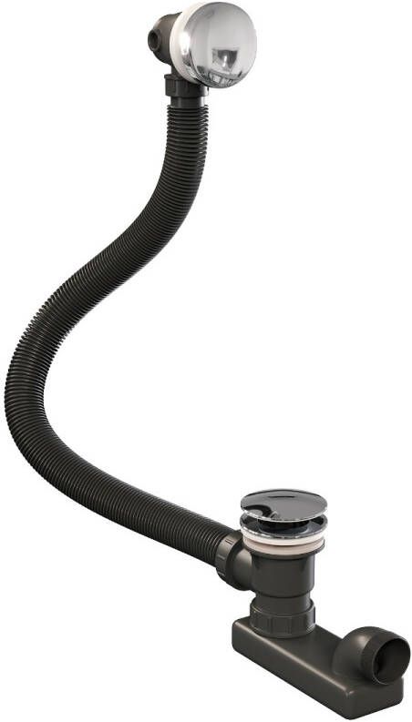 Brauer Chrome Edition badafvoer met overloop chroom