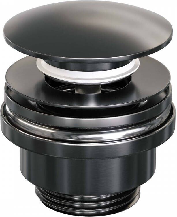 Brauer Klikwaste Afvoerplug Messing Binnenwerk 5 4 Geborsteld Gunmetal