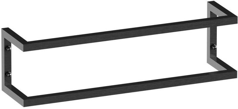 Brauer handdoekrek 60cm gunmetal geborsteld PVD