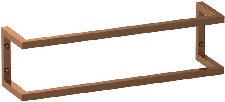 Brauer handdoekrek 60cm koper geborsteld PVD