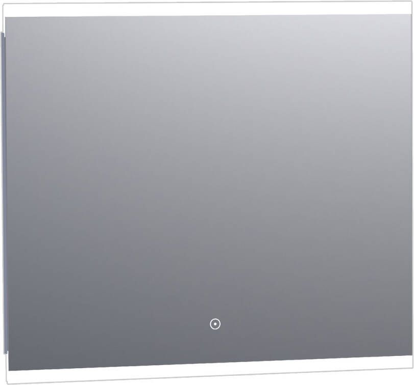 Brauer Jasper rechthoekige spiegel met verlichting 80x70cm