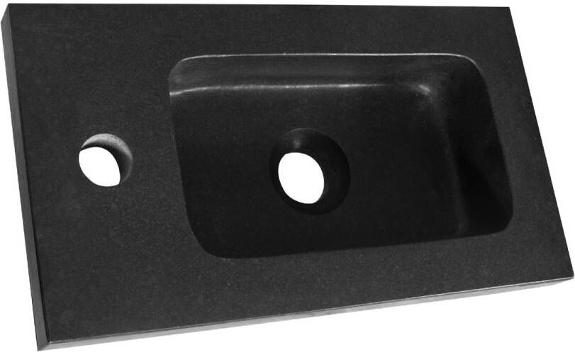 Brauer Lava fontein natuursteen 40x22cm antraciet