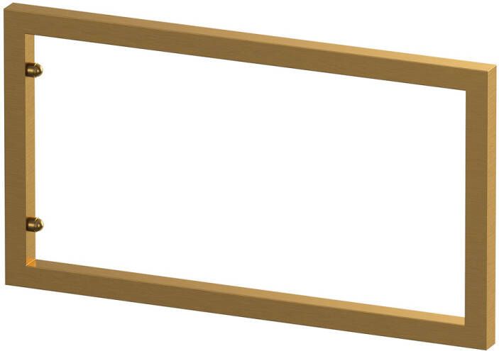 Brauer ophangbeugel 45cm messing geborsteld