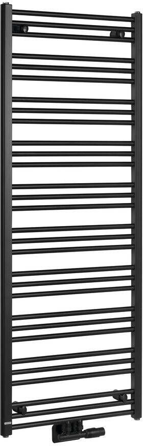 Bruckner Albrecht handdoekradiator 60x157cm 765W mat zwart