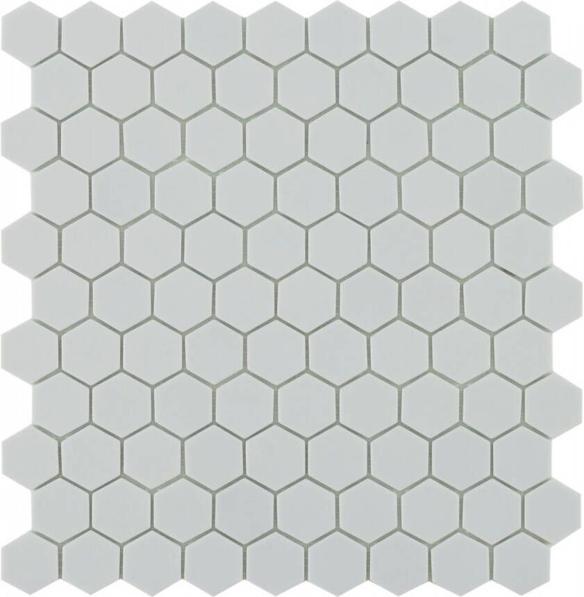 By Goof hexagon mozaïek lichtgrijs 30x30