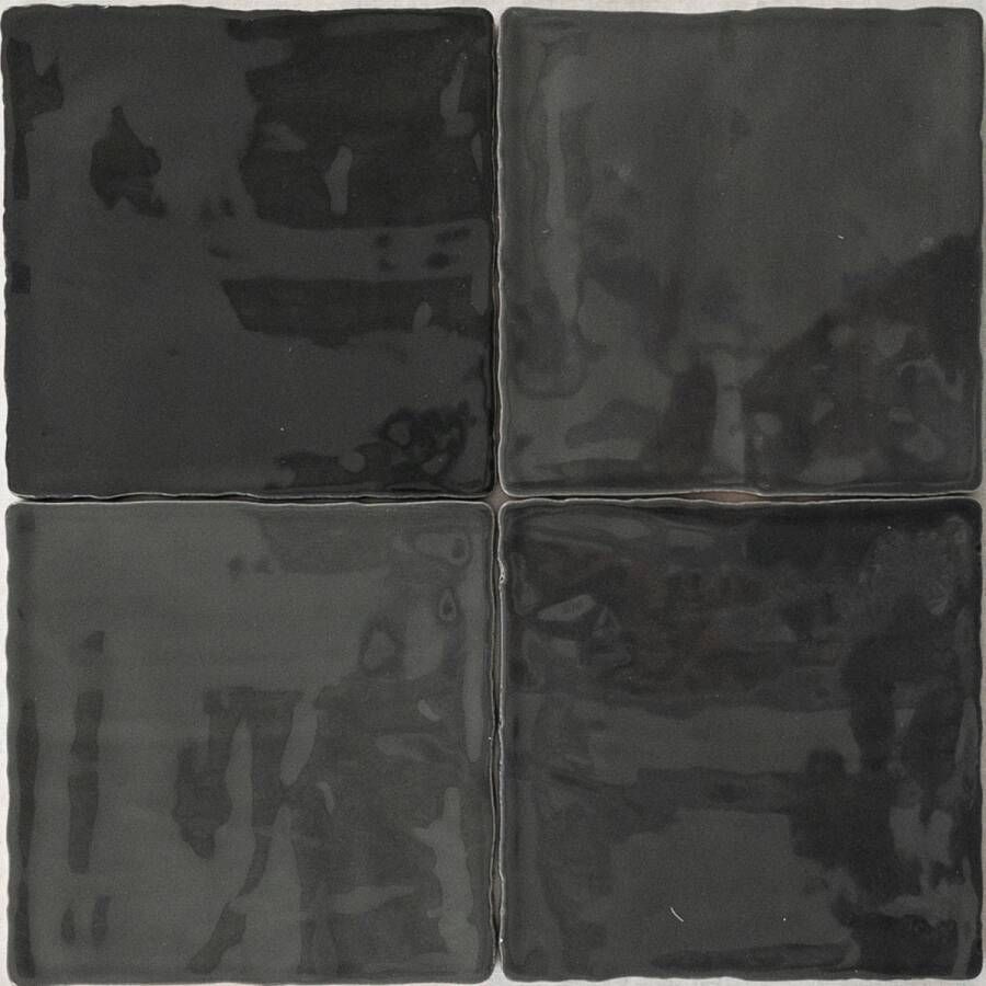 By Goof Moos mozaïek 13x13cm antraciet