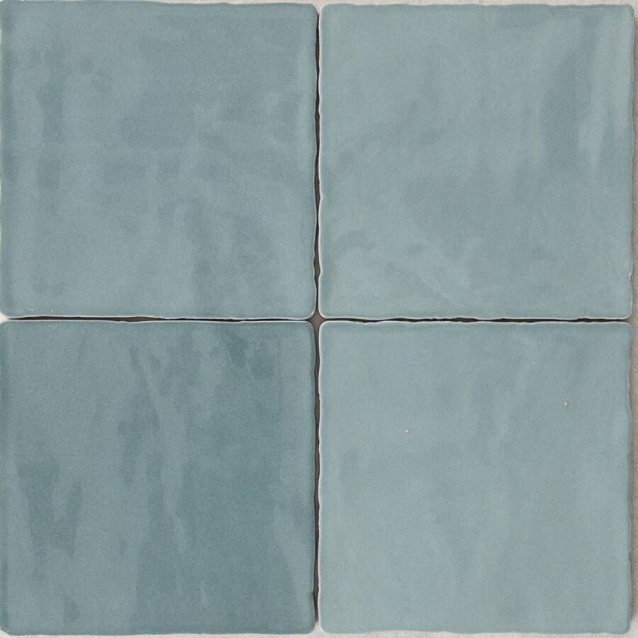 By Goof Moos mozaïek 13x13cm blauw