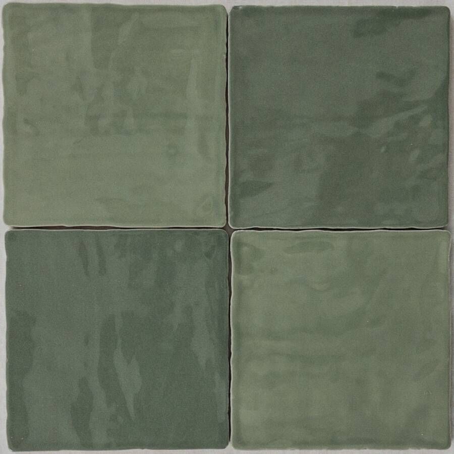 By Goof Moos mozaïek 13x13cm groen