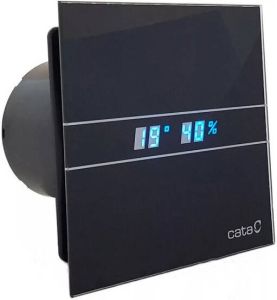 Cata E-100 GBTH badkamer ventilator met timer & vochtsensor 4W 8W Ø100mm zwart
