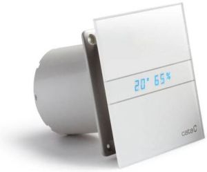 Cata E-100 GTH badkamer ventilator met timer & vochtsensor 4W 8W Ø100mm wit