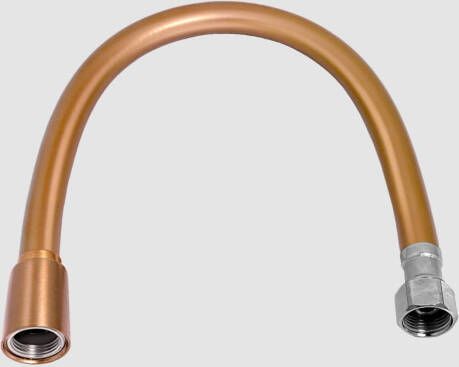 Clou aansluitslang 30cm 3 8" brons geborsteld PVD