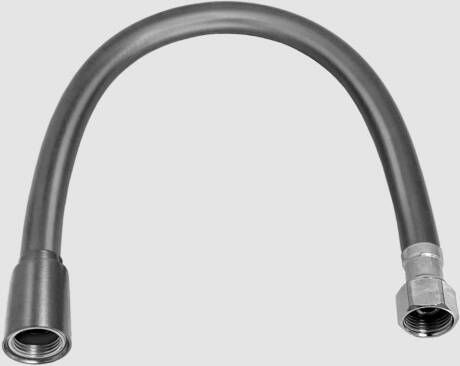 Clou aansluitslang 30cm 3 8" gunmetal geborsteld PVD