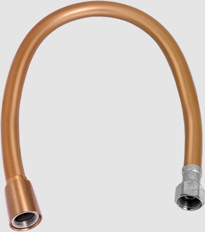 Clou aansluitslang 40cm 3 8" brons geborsteld PVD