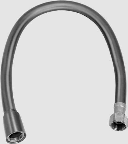 Clou aansluitslang 40cm 3 8" gunmetal geborsteld PVD