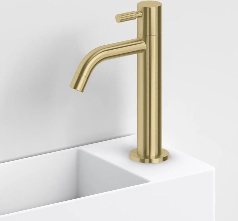 Clou Freddo 2 fonteinkraan L-size goud geborsteld PVD