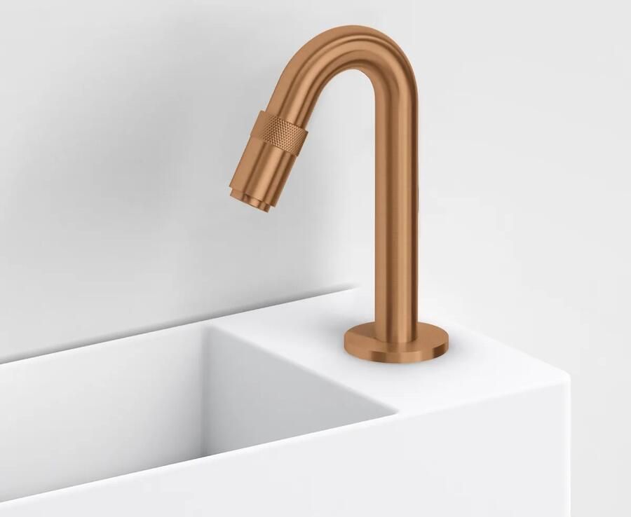 Clou Freddo 9 fonteinkraan brons geborsteld PVD