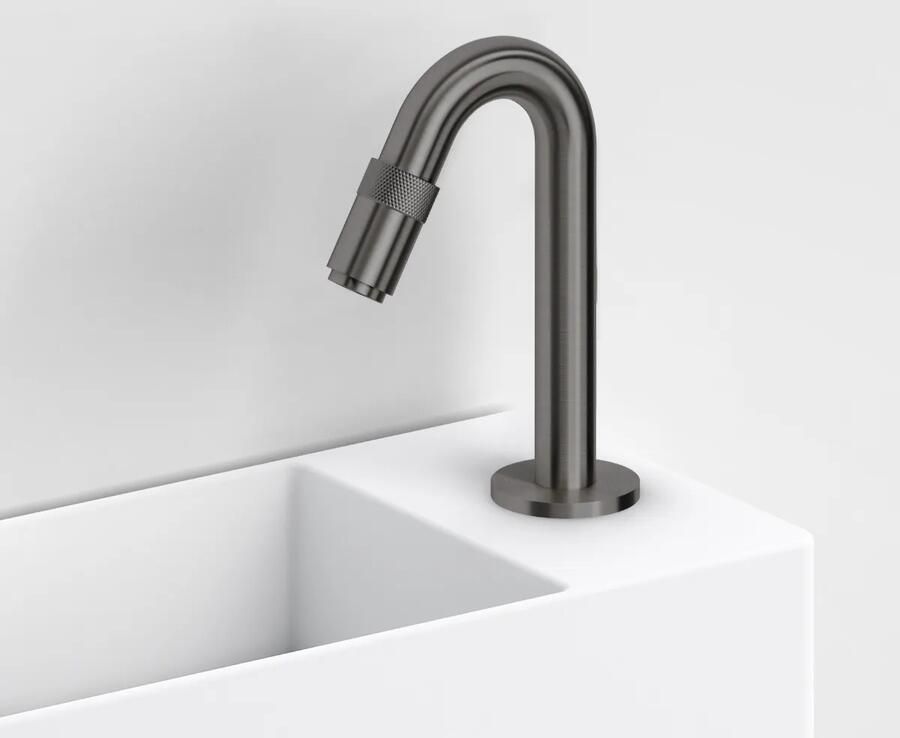 Clou Freddo 9 fonteinkraan gunmetal geborsteld PVD