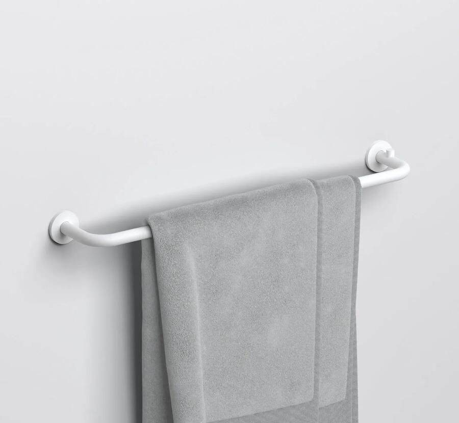 Clou Kaldur handdoekrek 45 cm mat wit CL 09.05051.20 - Foto 2