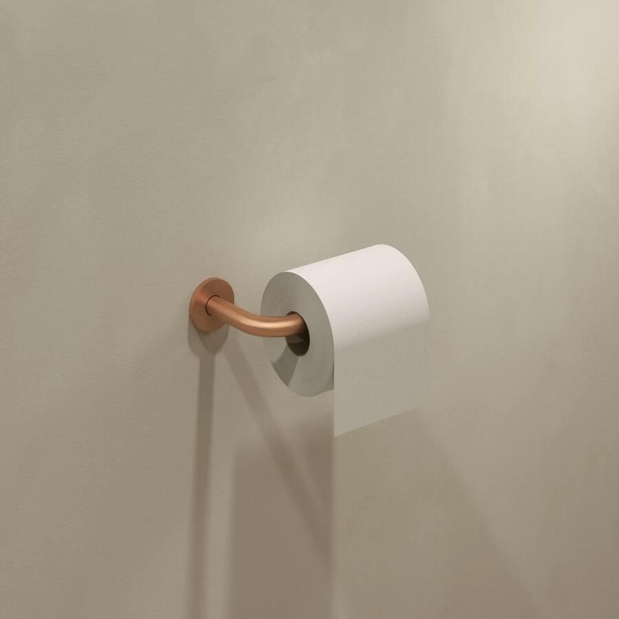 Clou Kaldur toiletrolhouder L-vorm zonder klep brons geb. PVD CL 09.05030.83 - Foto 2