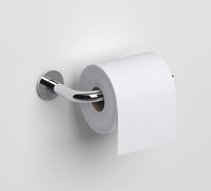 Clou Kaldur toiletrolhouder L-vorm zonder klep chroom CL 09.05030.29 - Foto 2