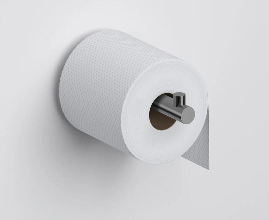 Clou Kaldur toiletrolhouder recht gunmetal geb. PVD CL 09.05031.84 - Foto 2