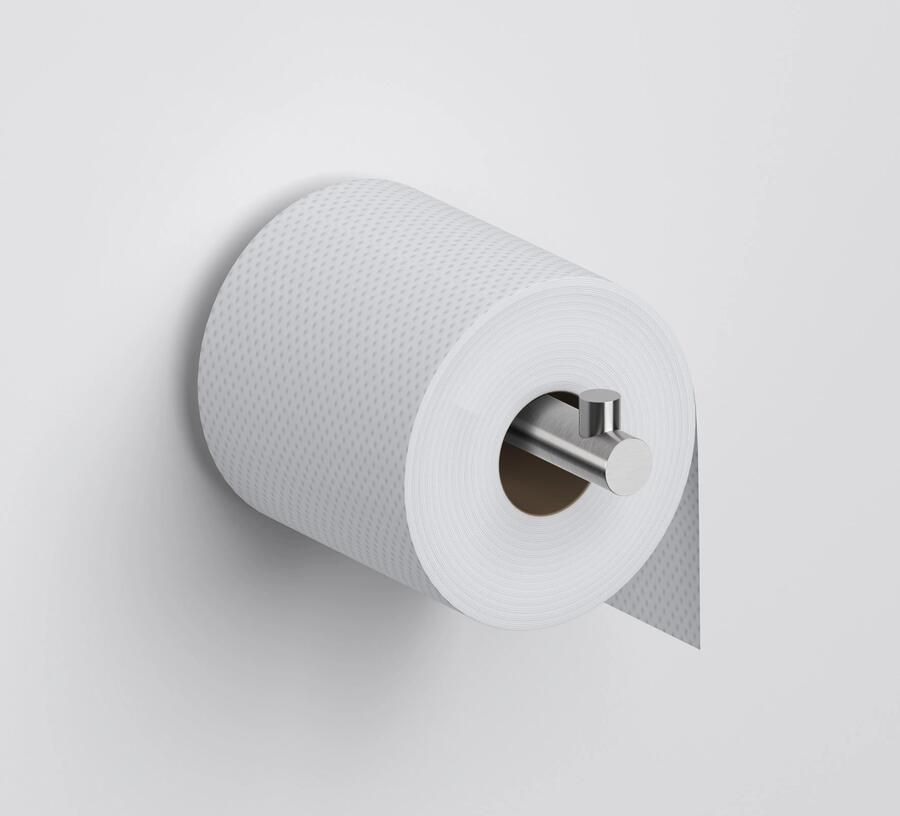 Clou Kaldur toiletrolhouder recht zonder klep rvs geborsteld CL 09.05031.41 - Foto 2