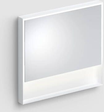 Clou Look at Me spiegel met LED-verlichting 90x80cm wit mat
