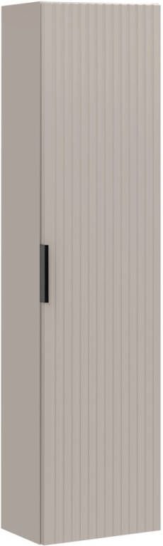 Comad Adele Cashmere kolomkast met ribbelfront 35x25x140cm taupe