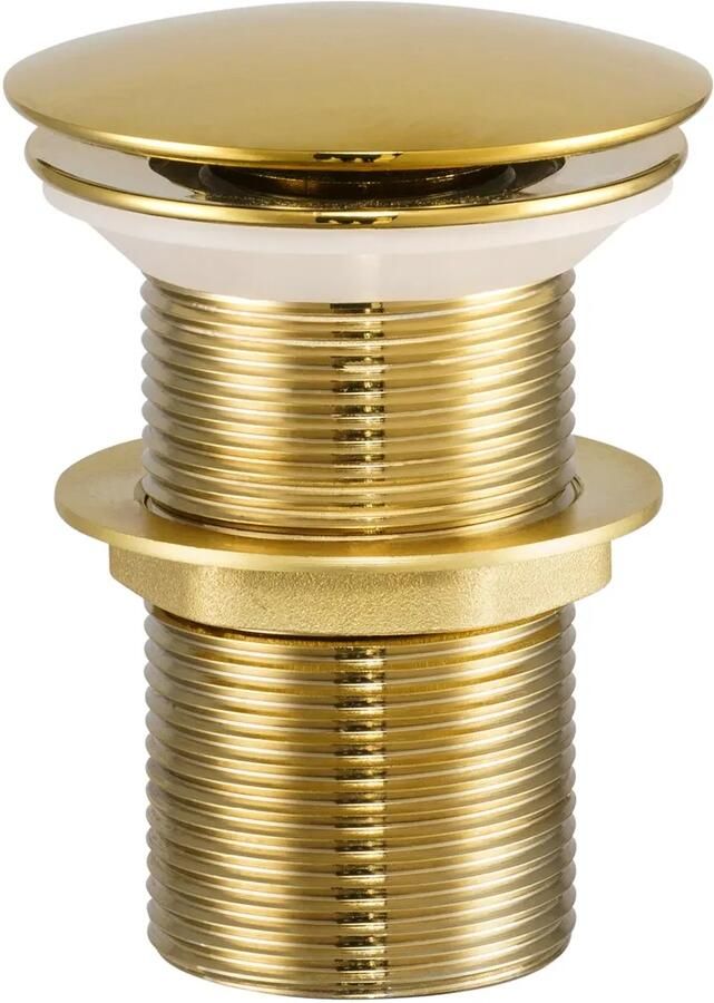 Comad afvoerplug met clicksysteem goud glans