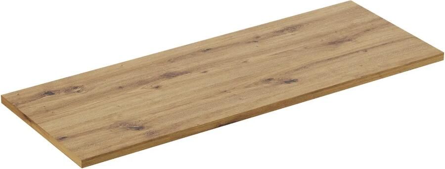 Comad Artisan wastafel toppaneel 120cm eiken