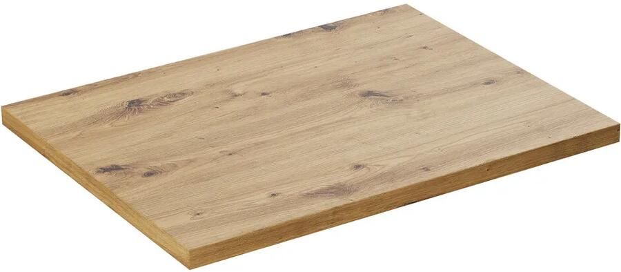 Comad Artisan wastafel toppaneel 80cm eiken