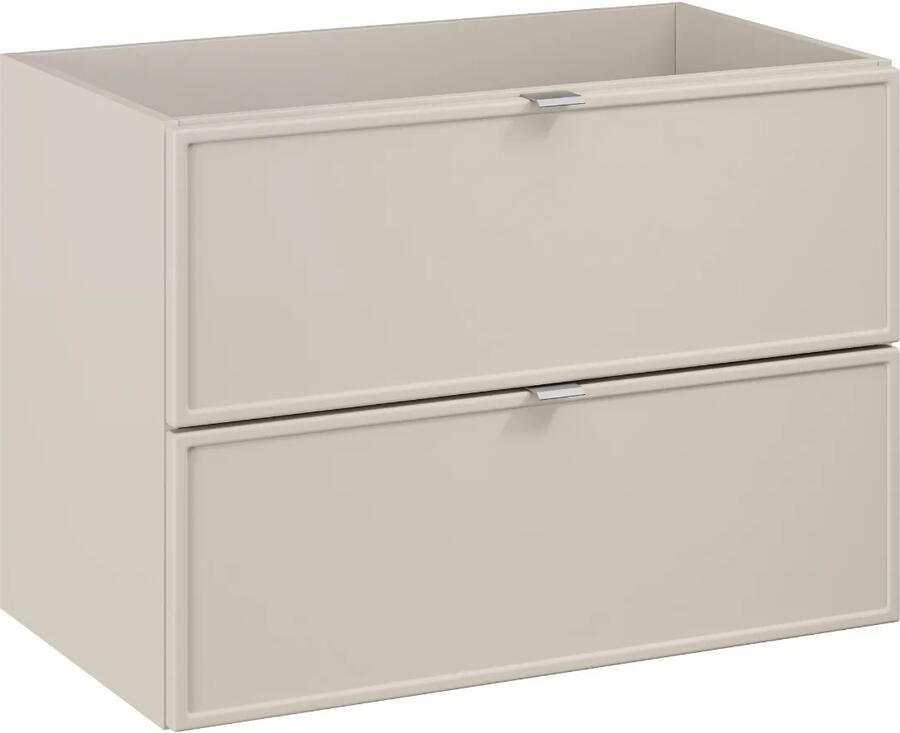 Comad Bella Cashmere onderkast met 2 lades 80x45cm taupe