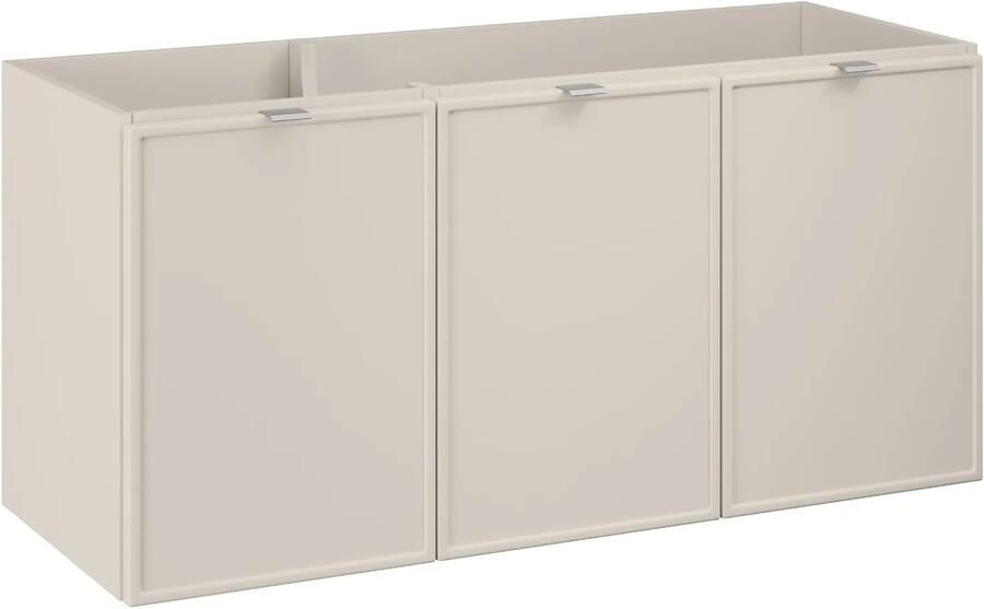 Comad Bella Cashmere onderkast met 3 deuren 120x45cm taupe