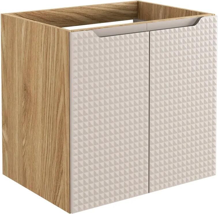 Comad Luxor Beige onderkast met 2 deuren 60cm beige