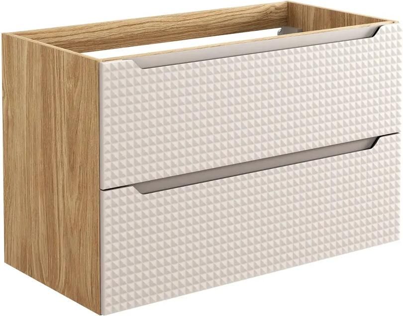 Comad Luxor Beige onderkast met 2 lades 90cm beige