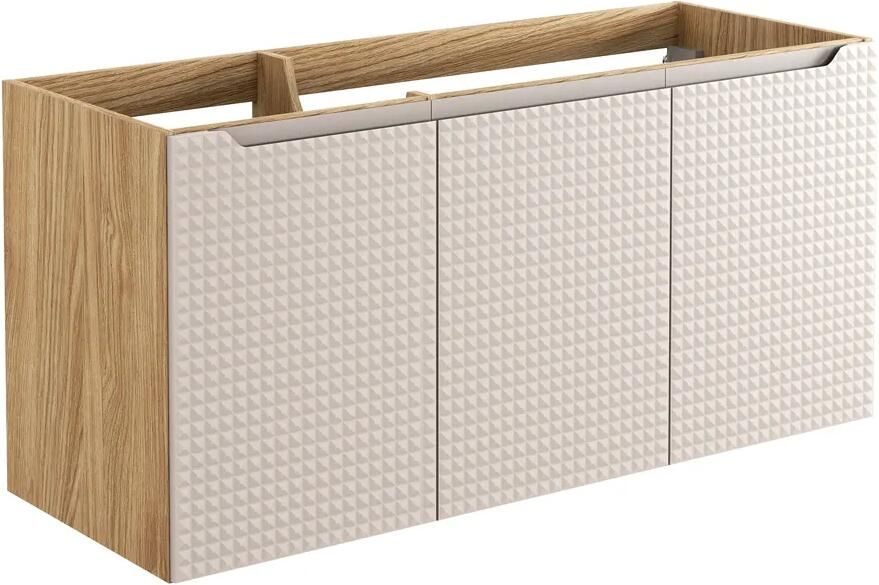 Comad Luxor Beige onderkast met 3 deuren 120cm beige