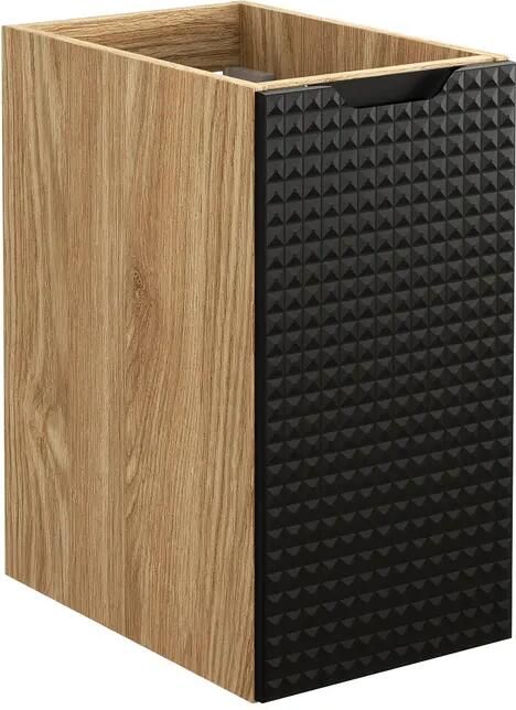 Comad Luxor Black onderkast met 1 deur 30cm zwart