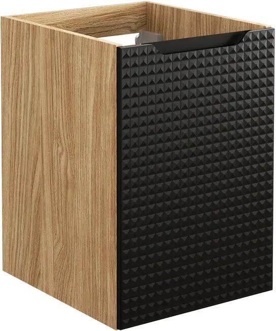 Comad Luxor Black onderkast met 1 deur 40cm zwart