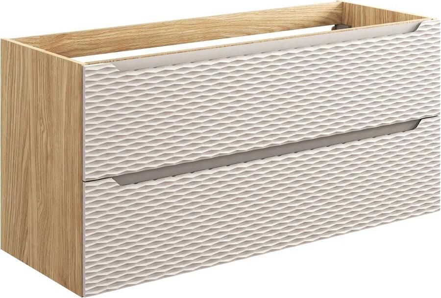 Comad Ocean Beige onderkast met 2 lades 120cm beige
