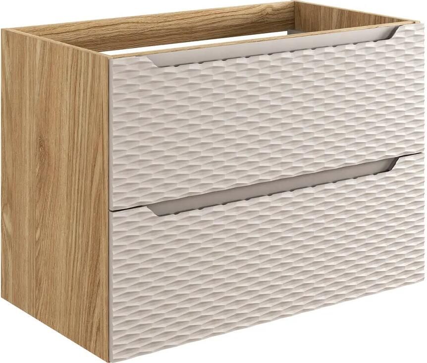 Comad Ocean Beige onderkast met 2 lades 80cm beige