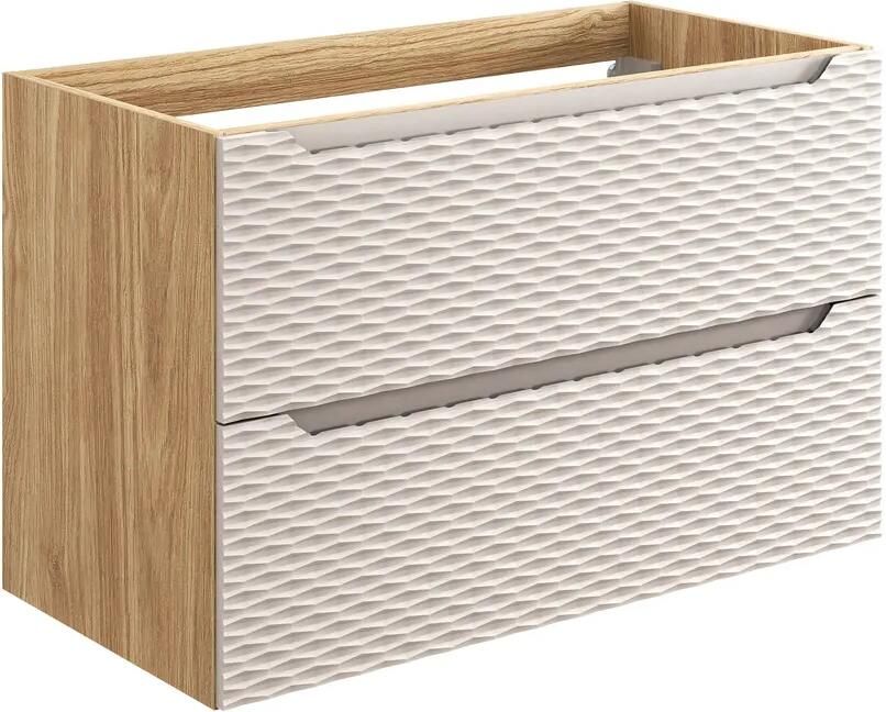 Comad Ocean Beige onderkast met 2 lades 90cm beige