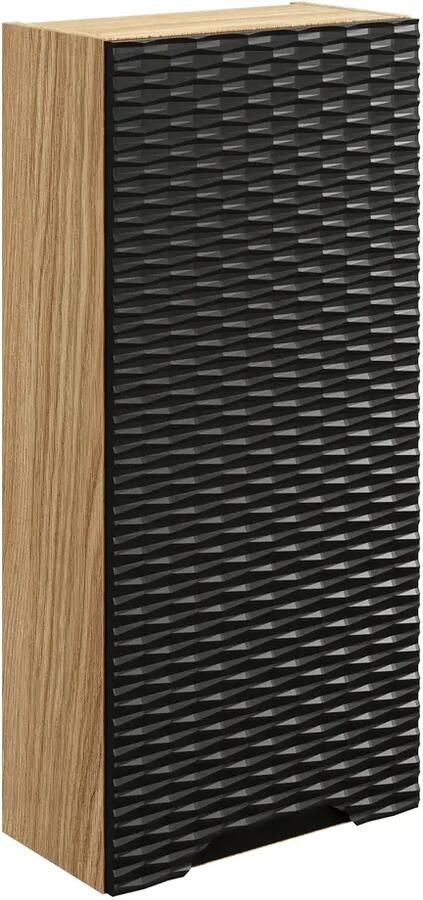 Comad Ocean Black halfhoge kast 75cm zwart