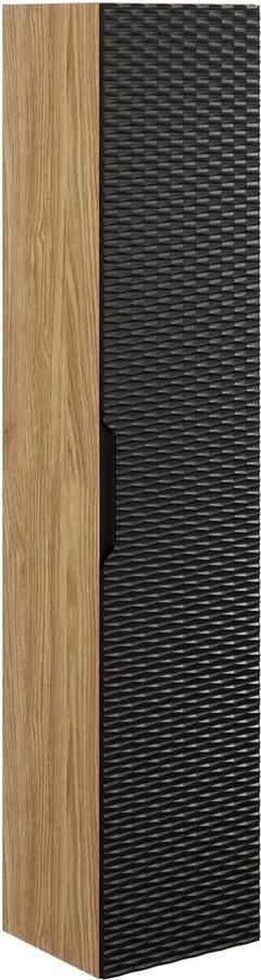 Comad Ocean Black kolomkast met 1 deur 170cm zwart