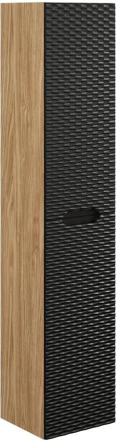 Comad Ocean Black kolomkast met 2 deuren 170cm zwart