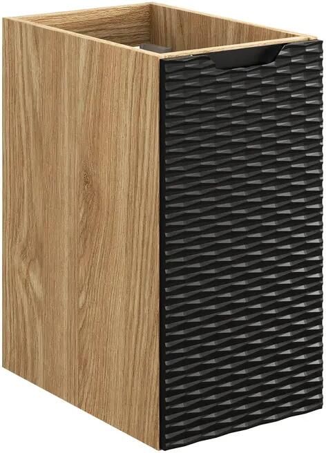 Comad Ocean Black onderkast met 1 deur 30cm zwart