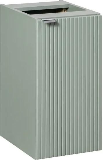 Comad Reed Green onderkast ribbelfront met 1 deur 30cm groen