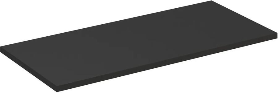 Comad Talia Casella wastafel toppaneel 120cm zwart eiken